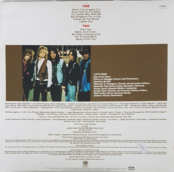 Jason & The Scorchers - Thunder And Fire - 1989 - Blues Rock, Country Rock, Hard Rock, Southern Rock - A&M Records - Vinyl 1x