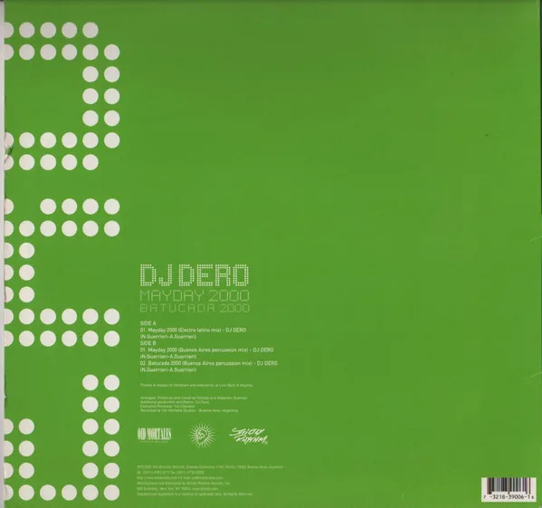 Album cover for Mayday 2000 / Batucada 2000 by DJ Dero