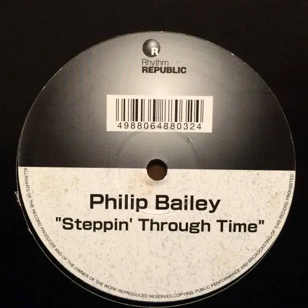 Philip Bailey - Steppin' Through Time, Electronic, Funk / Soul, Acid Jazz, House, 1997 - Rhythm Republic, Japan, Vinyl 1x 12"