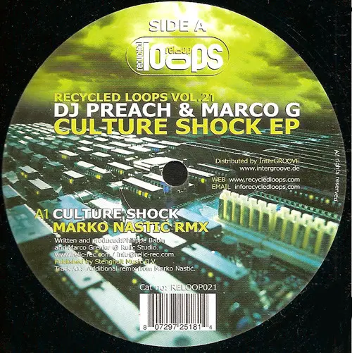 Album cover for Culture Shock EP by DJ Preach & Marco G