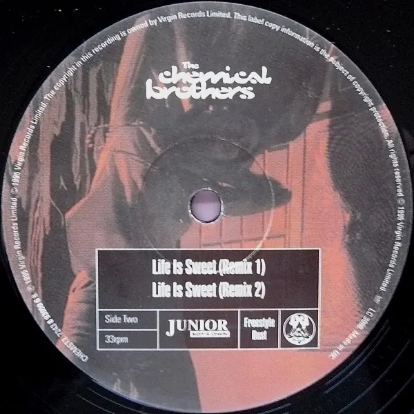 Chemical Brothers, The - Life Is Sweet, Electronic, Big Beat, Breakbeat, Techno, 1995 - Freestyle Dust, Junior Boy's Own, Vir