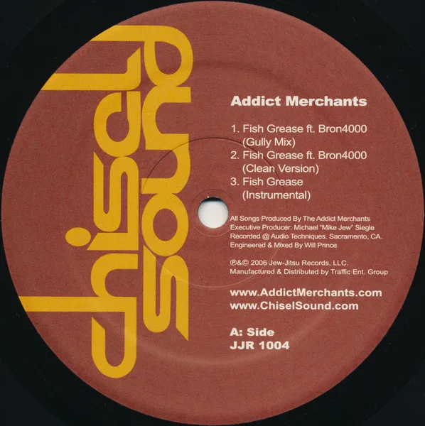 Album cover for Fish Grease by Addict Merchants, The