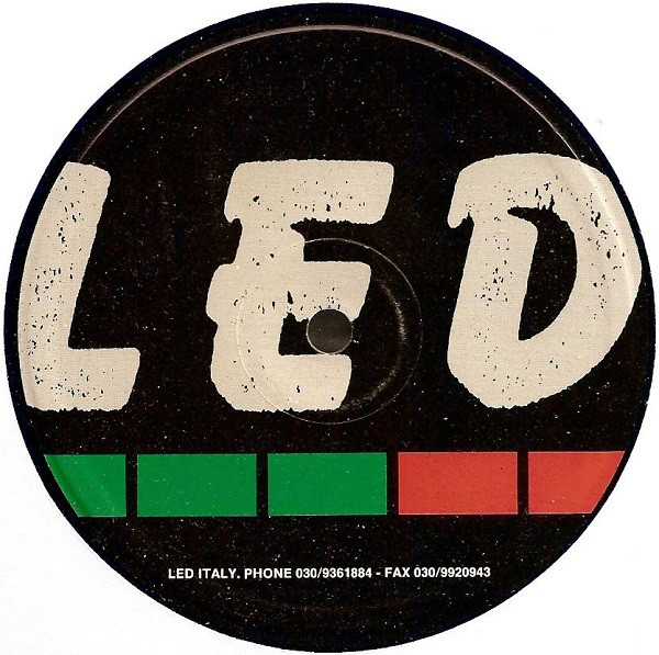 Hyena - Bach Is Back, Electronic, Italodance, Techno, 1992 - LED Records, Italy, Vinyl 1x 12", 45 RPM