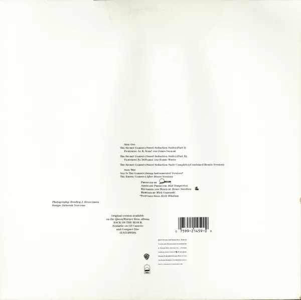 Album cover for The Secret Garden (Sweet Seduction Suite) by Quincy Jones