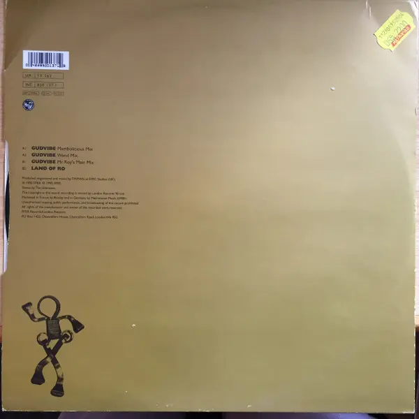 Album cover for Gudvibe by Tinman