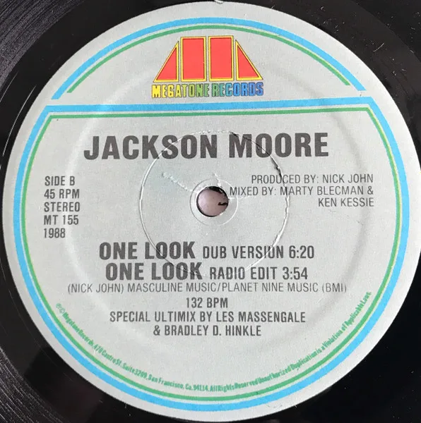 Album cover for One Look by Jackson Moore