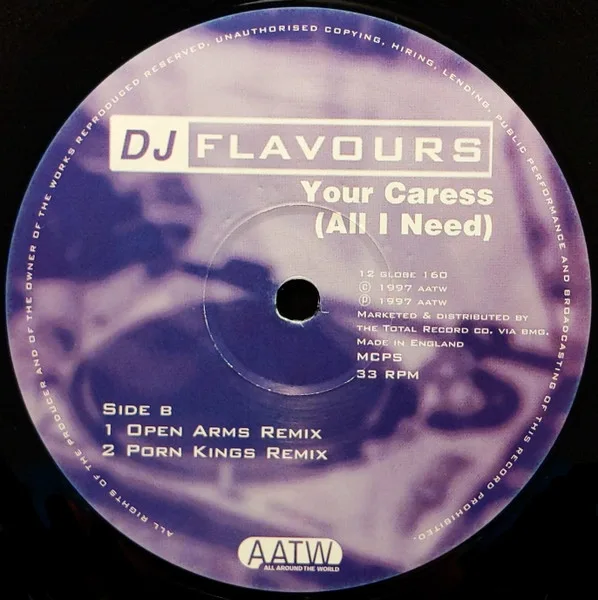 Album cover for Your Caress (All I Need) by DJ Flavours