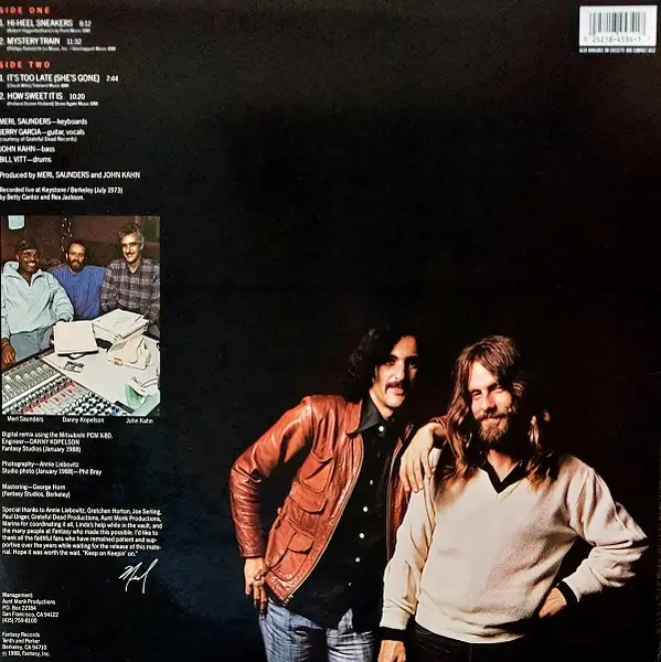 Album cover for Keystone Encores Volume II by Merl Saunders, Jerry Garcia, John Kahn, Bill Vitt