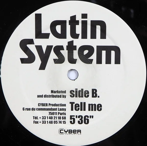 Album cover for Latin Groove / Tell Me by Latin System