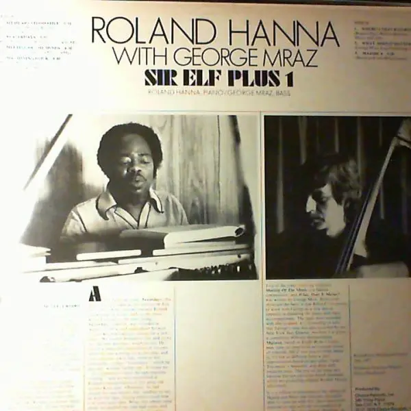 Roland Hanna, George Mraz - Sir Elf Plus 1, Jazz, 1979 - Nadja, Japan, Vinyl 1x LP, Album, Stereo