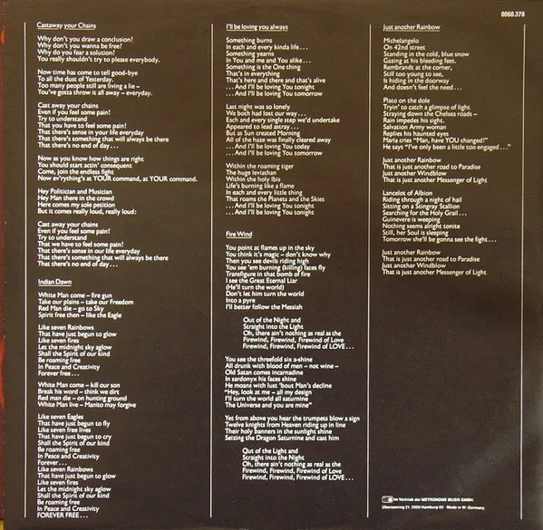 Album cover for Fire Wind by Electric Sun