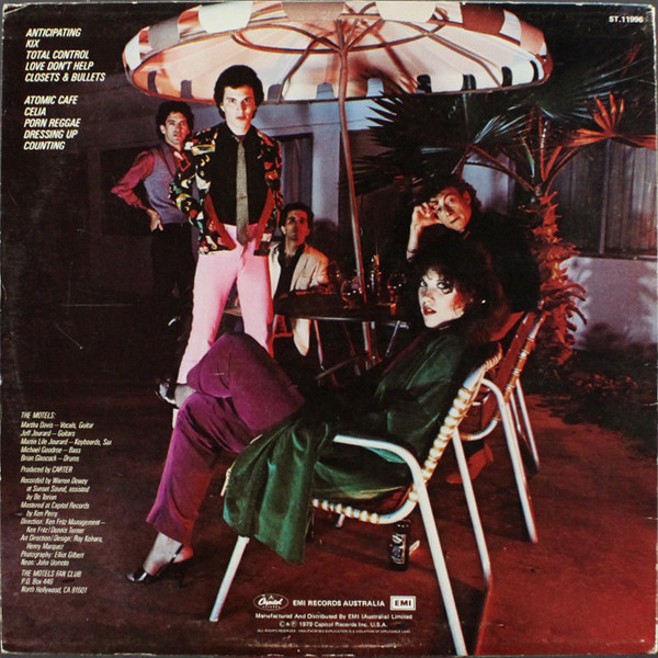 Motels, The - Motels, Rock, Alternative Rock, New Wave, 1979 - Capitol Records, Australia, Vinyl 1x LP, Album