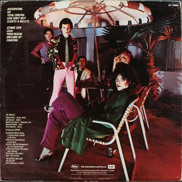 Motels, The - Motels, Rock, Alternative Rock, New Wave, 1979 - Capitol Records, Australia, Vinyl 1x LP, Album