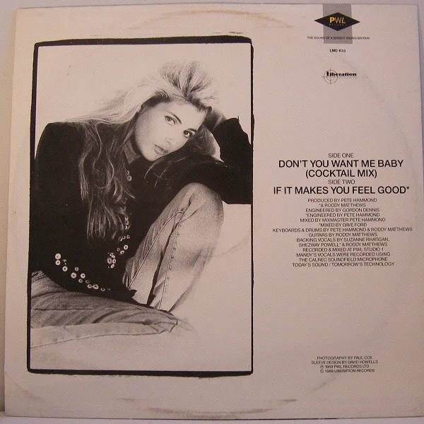 Album cover for Don't You Want Me Baby by Mandy Smith