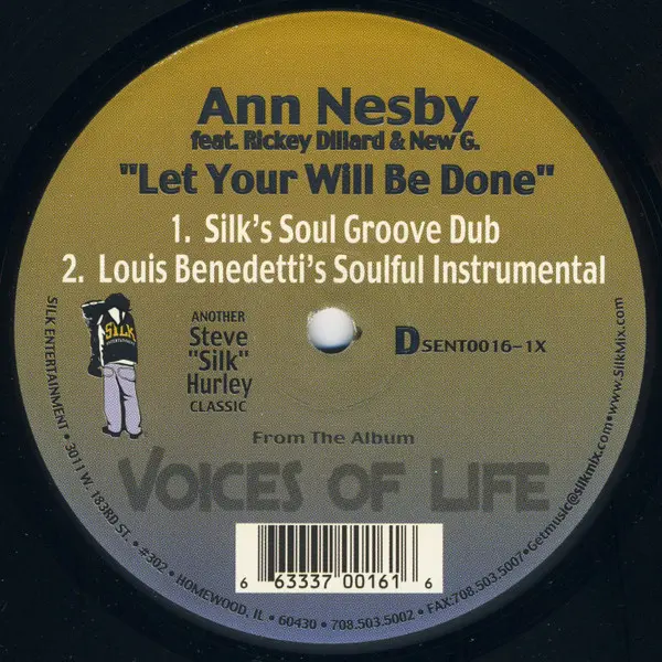 Ann Nesby Feat. Ricky Dillard & Ricky Dillard's New Generation Chorale - Let Your Will Be Done, Electronic, House, 2003 - Sil