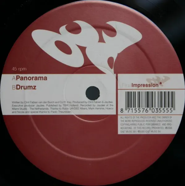 Clint Fabian & DJ R. Kay - Horizon, Electronic, Trance, 2000 - First Impression, Netherlands, Vinyl 1x 12", 45 RPM