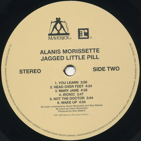 Album cover for Jagged Little Pill by Alanis Morissette