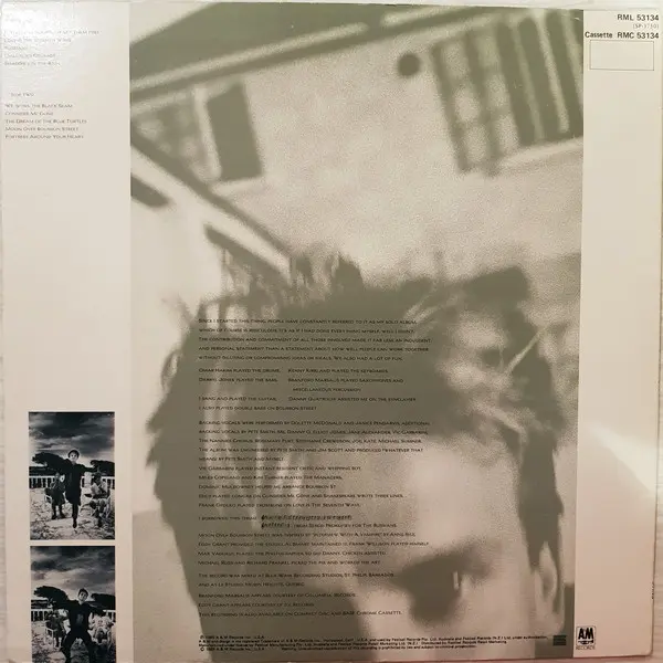 Sting - The Dream Of The Blue Turtles - 1985 -Pop Rock -A&M Records -Vinyl 1x LP, Album, Limited Edition Blue