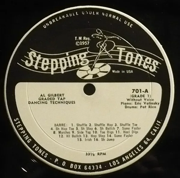 Album cover for Graded Tap-Dancing Technique For The Whole World: Grade 1 by Al Gilbert