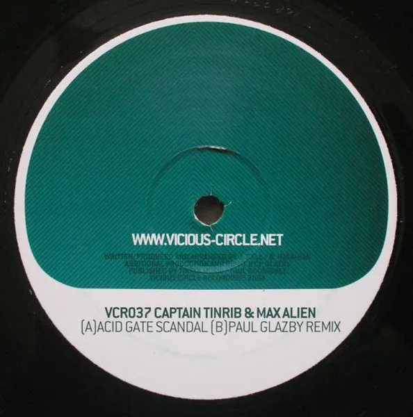 Album cover for Acid Gate Scandal by Captain Tinrib & Max Alien Trax