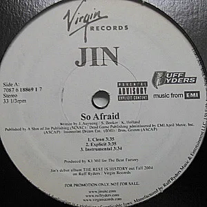 Album cover for So Afraid / Señorita by Jin