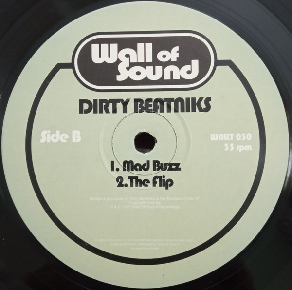 Dirty Beatniks - Don't Stop EP, Electronic, Big Beat, Breakbeat, House, 1997 - Wall Of Sound, UK, Vinyl 1x 12", 33 ⅓ RPM, EP