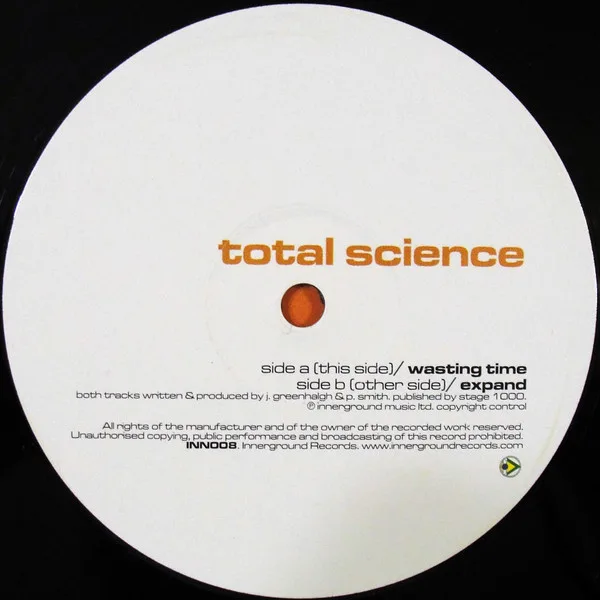 Album cover for Wasting Time / Expand by Total Science