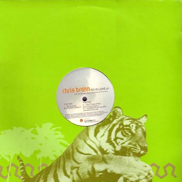 Chris Brann - So In Love EP, Electronic, House, 2001 - Bombay Records (2), Canada, Vinyl 1x 12", EP