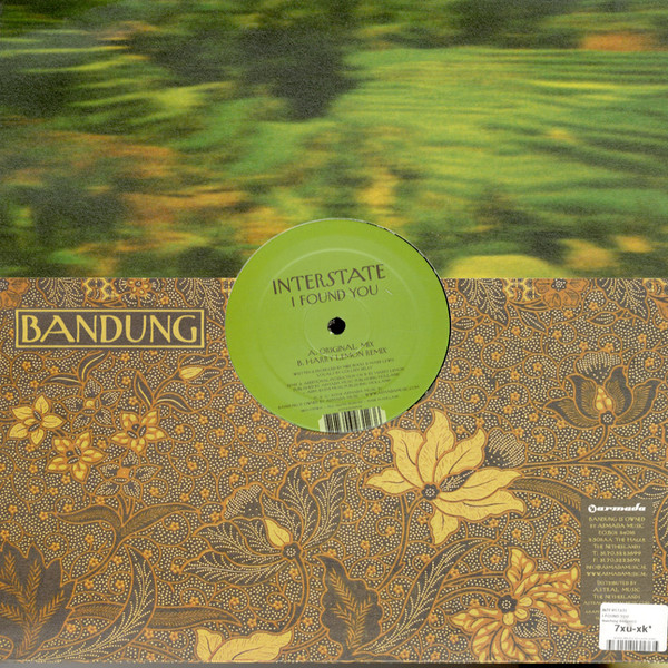 Interstate (6) - I Found You, Electronic, Progressive House, 2005 - Bandung, Netherlands, Vinyl 1x 12"