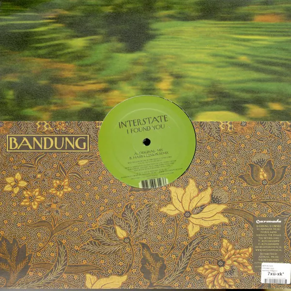Interstate (6) - I Found You, Electronic, Progressive House, 2005 - Bandung, Netherlands, Vinyl 1x 12"