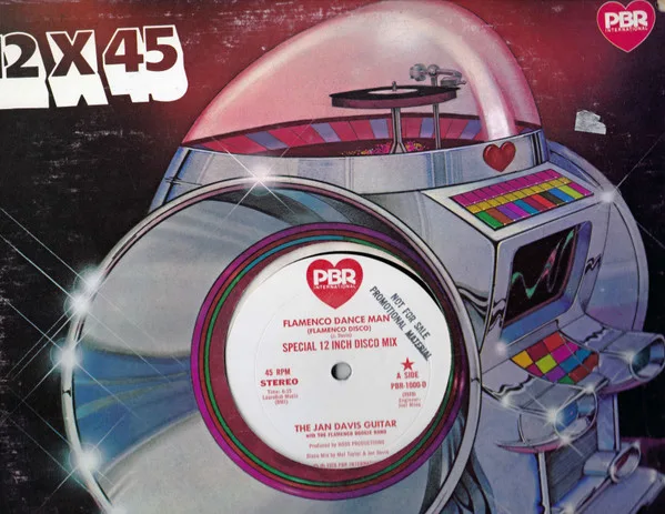 Album cover for Flamenco Dance Man (Flamenco Disco) by Jan Davis With Flamenco Boogie Band, The