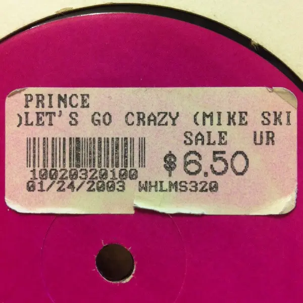 Prinski - Let's Go Crazy, Electronic, Hard House, Synth-pop, 1998 - Not On Label (Prince), US, Vinyl 1x 12", 33 ⅓ RPM, Single