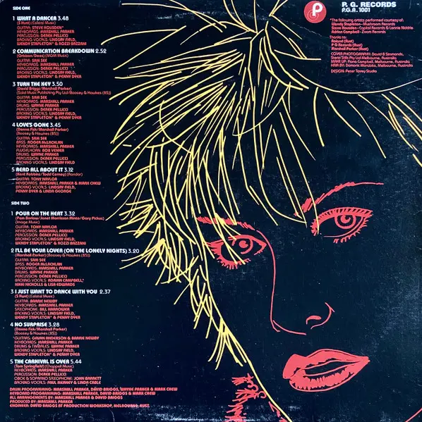 Donna Fisk - Turn The Key - 1986 - - P.G. Records (3) - Vinyl 1x LP, Album