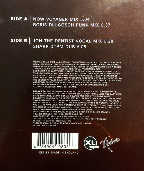 Source, The - Clouds, Electronic, Hard House, House, 1997 - XL Recordings, UK, Vinyl 1x 12", 33 ⅓ RPM