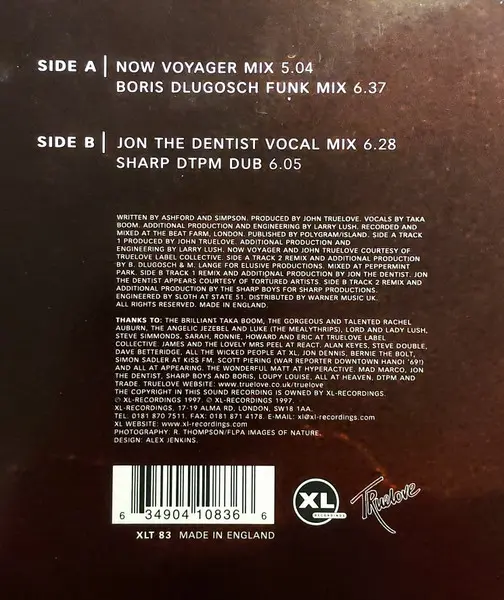 Source, The - Clouds, Electronic, Hard House, House, 1997 - XL Recordings, UK, Vinyl 1x 12", 33 ⅓ RPM