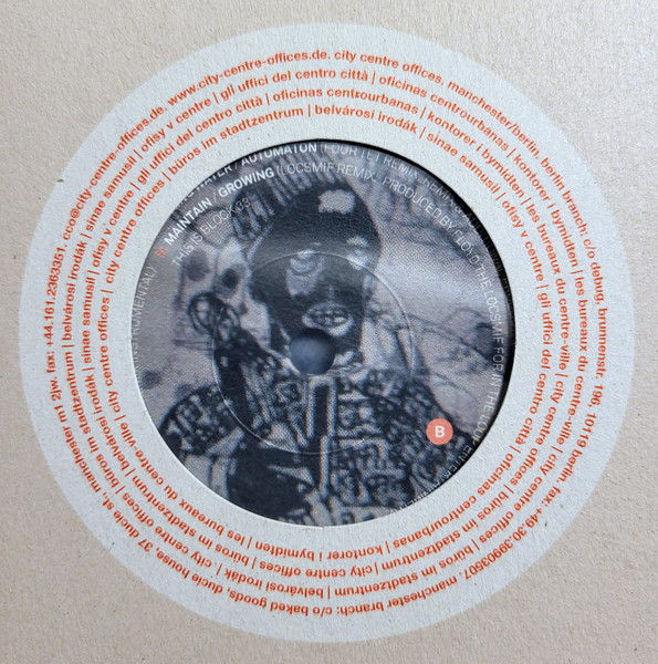 Cyne - Running Water, Hip Hop, Conscious, Instrumental, 2005 - City Centre Offices, UK, Vinyl 1x 12", 33 ⅓ RPM, EP, Special C