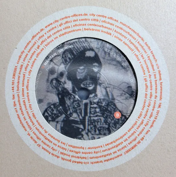 Cyne - Running Water, Hip Hop, Conscious, Instrumental, 2005 - City Centre Offices, UK, Vinyl 1x 12", 33 ⅓ RPM, EP, Special C
