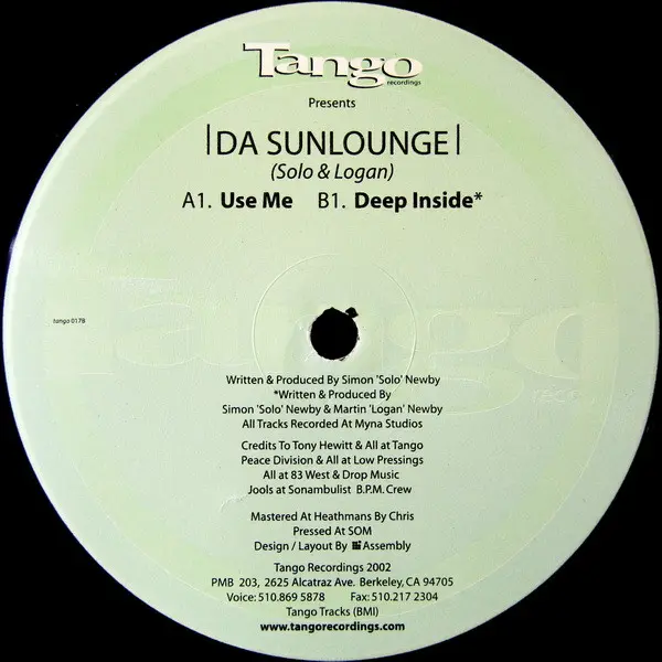 Album cover for Use Me by Da Sunlounge