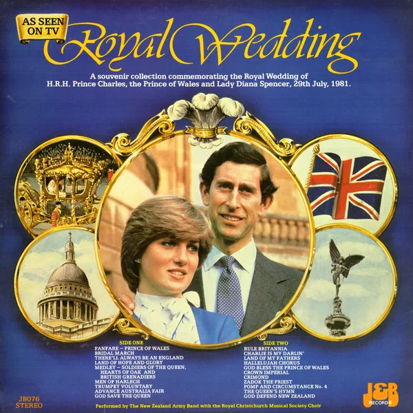 Album cover for Royal Wedding by New Zealand Army Band With The Royal Christchurch Musical Society Choir