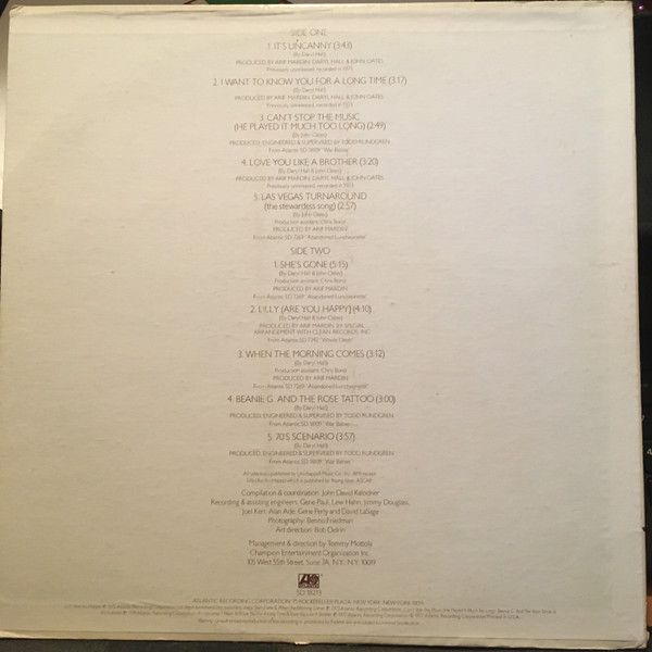 Daryl Hall & John Oates - No Goodbyes - 1977 -Pop Rock -Atlantic -Vinyl 1x LP, Compilation, Stereo RI Pressing