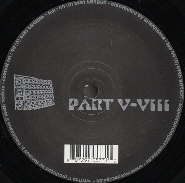 Thomas P. Heckmann & Mark Verbos - Sequenced II, Electronic, Techno, 2002 - Wavescape, Germany, Vinyl 1x 12", 33 ⅓ RPM