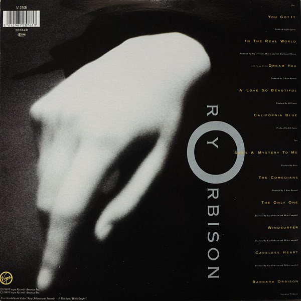 Roy Orbison - Mystery Girl, Rock, Rock & Roll, Soft Rock, 1989 - Virgin, Australasia, Vinyl 1x LP, Album gatefold