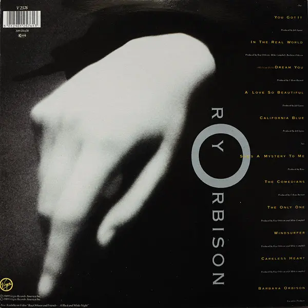 Roy Orbison - Mystery Girl, Rock, Rock & Roll, Soft Rock, 1989 - Virgin, Australasia, Vinyl 1x LP, Album gatefold