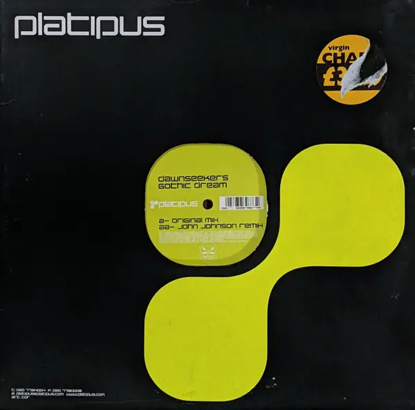 Dawnseekers - Gothic Dream, Electronic, Progressive Trance, Trance, 2000 - Platipus, UK, Vinyl 1x 12", 45 RPM