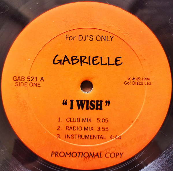 Album cover for I Wish by Gabrielle