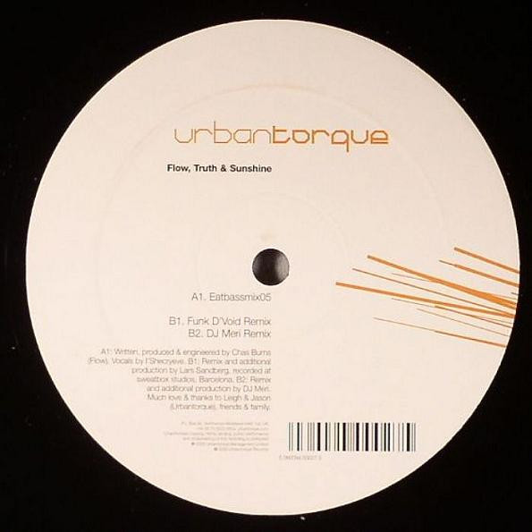 Flow - Truth & Sunshine, Electronic, Deep House, House, Tech House, 2005 - Urbantorque, UK, Vinyl 1x 12", Single