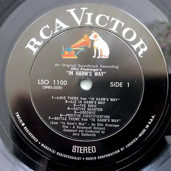 Album cover for In Harm's Way - Original Soundtrack by Jerry Goldsmith