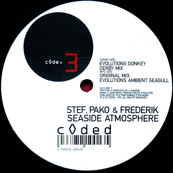 Album cover for Seaside Atmosphere by Stef, Pako & Frederik