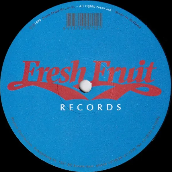 Funk 2000 - Funky Attitude, Electronic, Disco, House, 1999 - Fresh Fruit Records, Netherlands, Vinyl 1x 12", 45 RPM
