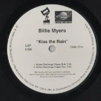 Billie Myers - Kiss The Rain, Electronic, House, 1998 - Deston, Universal Records, US, Vinyl 1x 12"